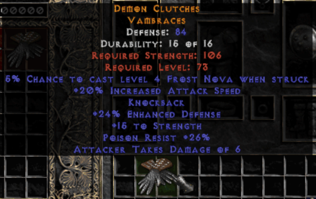 d2r crafting gloves